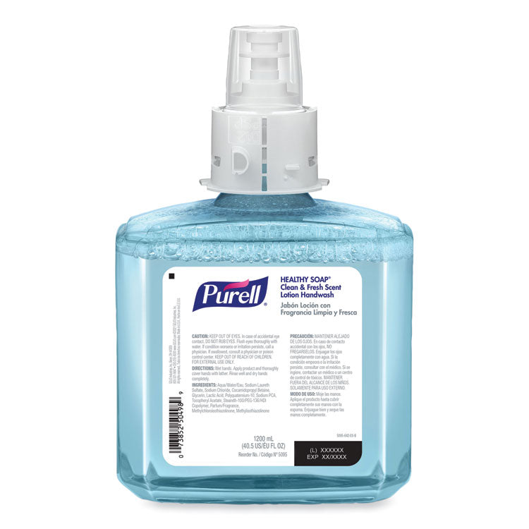 HEALTHY SOAP Lotion Handwash Refill, For ES4 Dispensers, Clean and Fresh Scent, 2,000 mL, 2/Carton