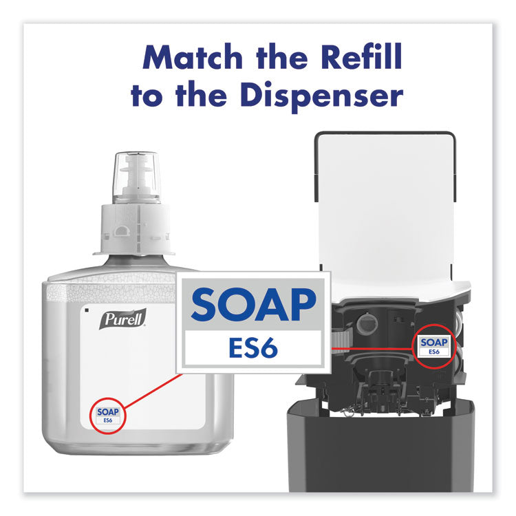 HEALTHY SOAP 0.5% BAK Antimicrobial Foam Refill, For ES6 Dispensers, Light Citrus Floral Scent, 1,200 mL, 2/Carton