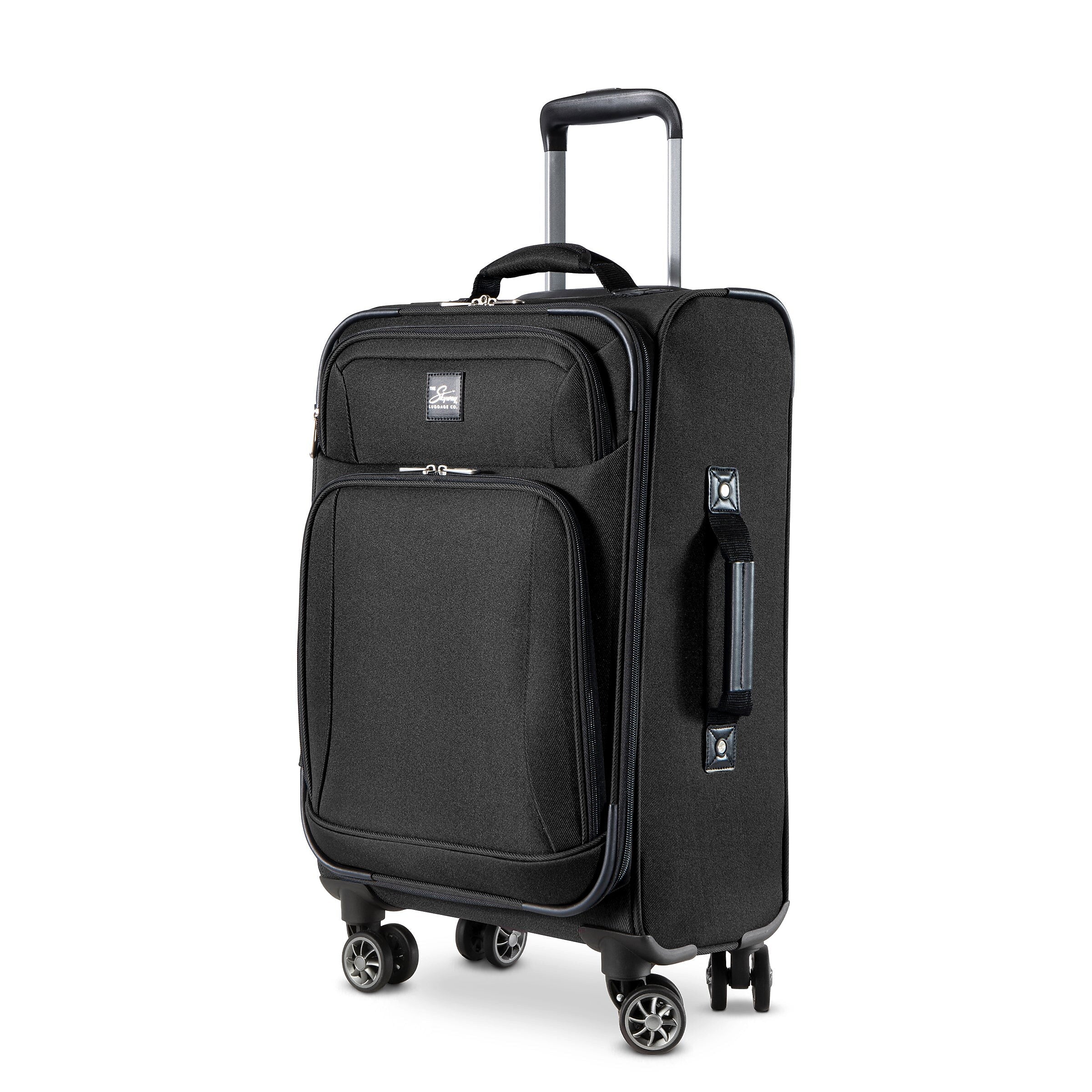 Skyway Luggage Epic 20" Carry-On Suitcase, 8-Wheeled Spinner, Black (450-20"001-4WB)