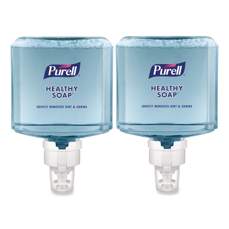 HEALTHY SOAP Foam Refill, For ES8 Dispensers, Fresh Scent, 1,200 mL, 2/Carton