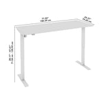 Bush Business Furniture Move 40 Series 72"W Electric Adjustable Standing Desk, Natural Elm/Black Powder Coat (M4S7230NEBK)