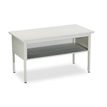E-Z Sort Sorting Table Base, 60w x 30d x 28 to 36h, Gray