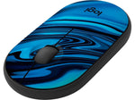 Logitech M340 Wireless Ergonomic Ambidextrous Optical USB Mouse, Blue Galaxy (910-007282)