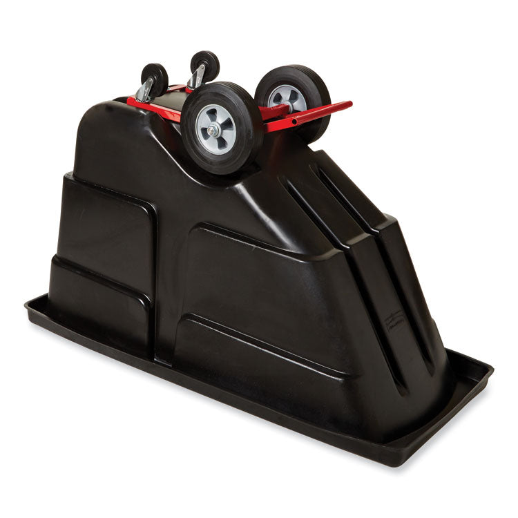 0.5 cu yd BRUTE Rotomolded Tilt Truck, 450 lb Capacity, Black