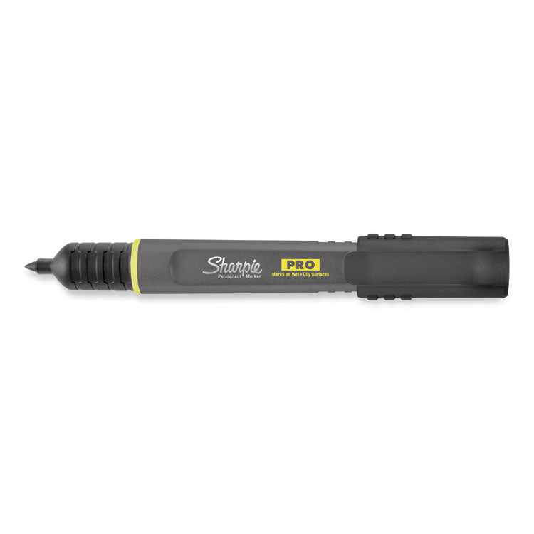 Pro Permanent Marker, Fine Bullet Tip, Black, Dozen