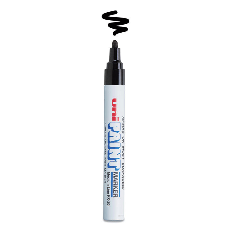 Permanent Marker, Medium Bullet Tip, Black