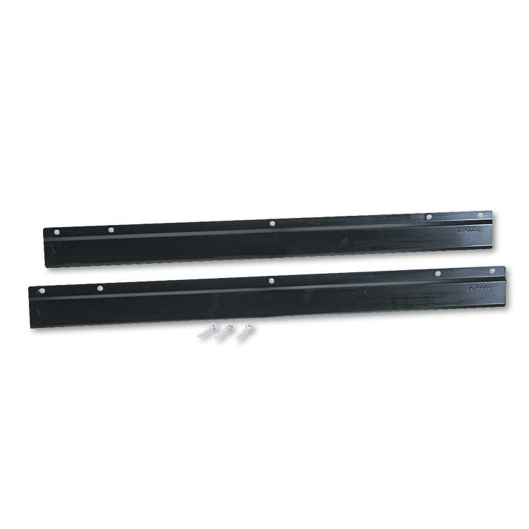 E-Z Stor Steel Project Centers, Wall Mount Bracket Set, Black