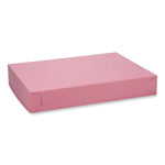 White Two-Piece Non-Window Bakery Boxes, 26 x 18.5 x 4, White, Paper, 50/Carton