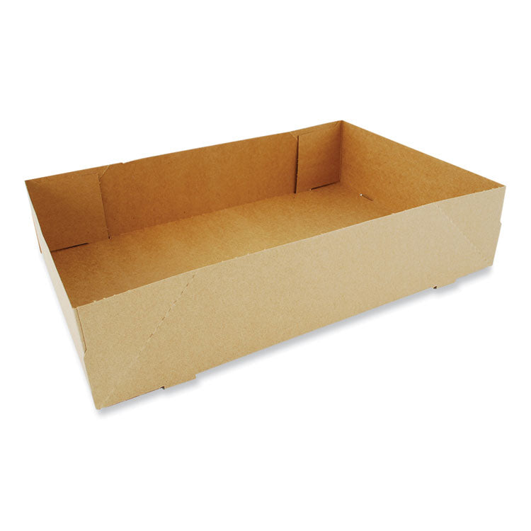 Kraft Donut Trays, 13.5 x 9 x 3, Brown, Paper, 250/Carton