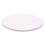 Mottled White Cake Circles, 10" Diameter, White, Paper, 100/Carton