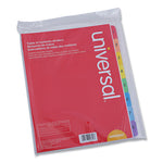 Deluxe Table Of Contents Dividers For Printers, 8-Tab, 1 To 8; Table Of Contents, 11 X 8.5, White, 6 Sets