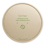 Paper Lids for Bowls. 5.9" Diameter, Natural, 300/Carton