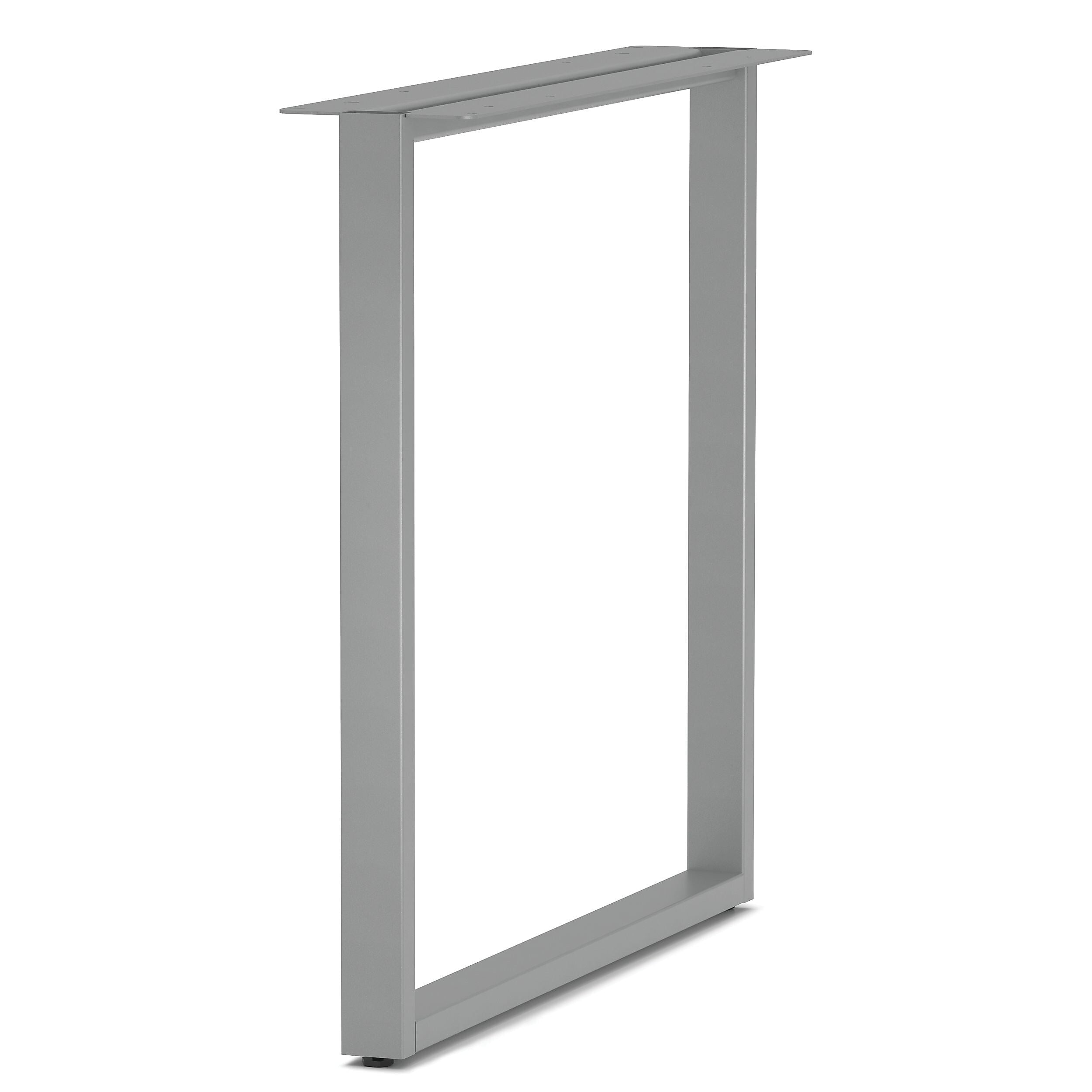 HON Voi 28"H x 30"D Steel O-Leg Support for Worksurface, Silver (HLSL3028O.PR6)