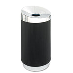 At-Your-Disposal Vertex Receptacle, 38 gal, Polyethylene, Black
