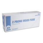 Wooden Serving Fork, 5.5", Natural, 1,000/Boxes, 10 Boxes/Carton