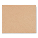Reinforced Kraft Top Tab File Folders, Straight Tabs, Letter Size, 0.75" Expansion, Brown, 100/Box