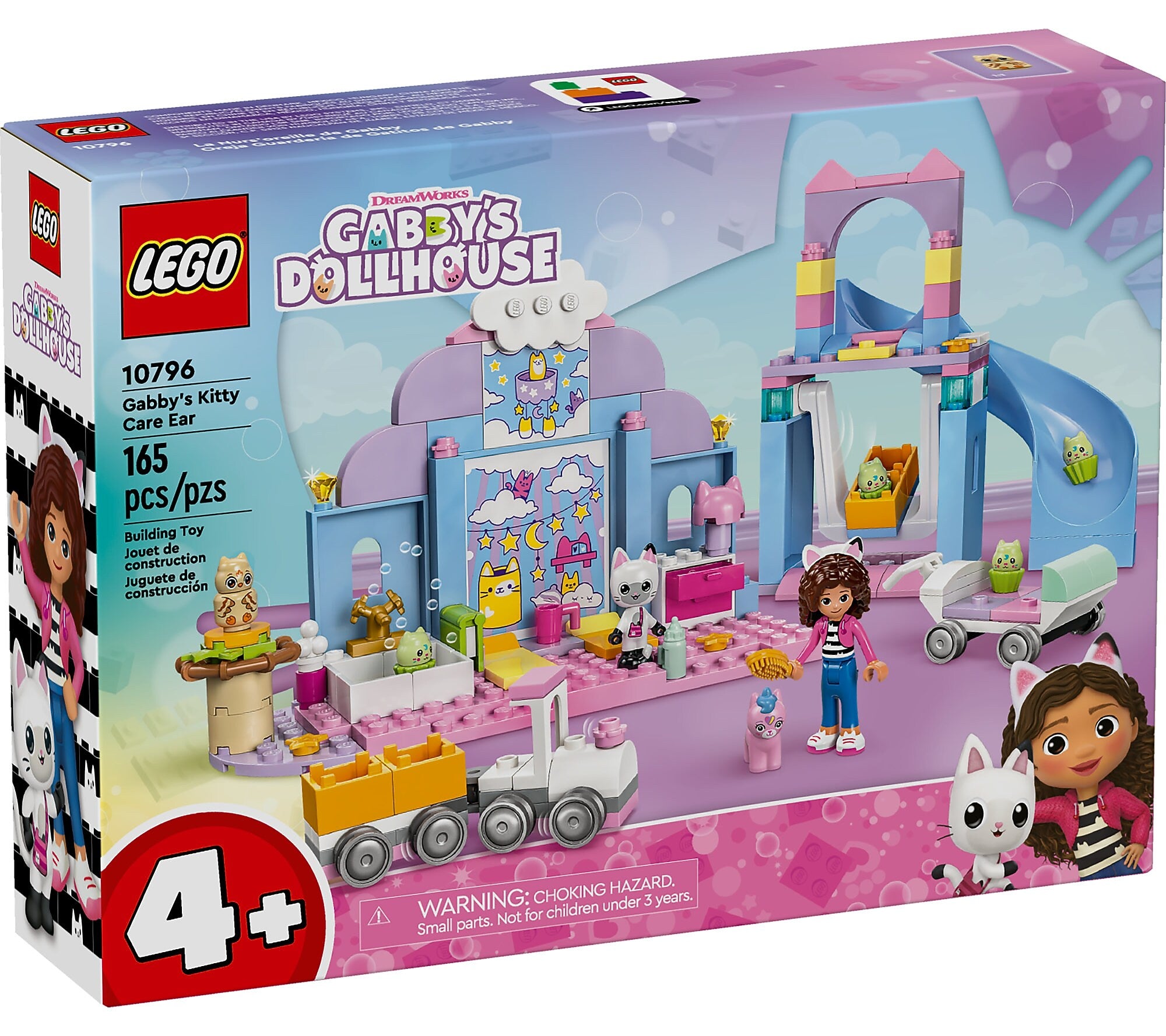 LEGO Gabbys Dollhouse Gabbys Kitty Care Ear, 165 Pieces (10796)