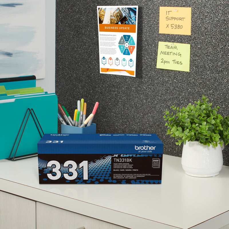 Brother TN-331 Black Standard Yield Toner Cartridge   (TN331BK)