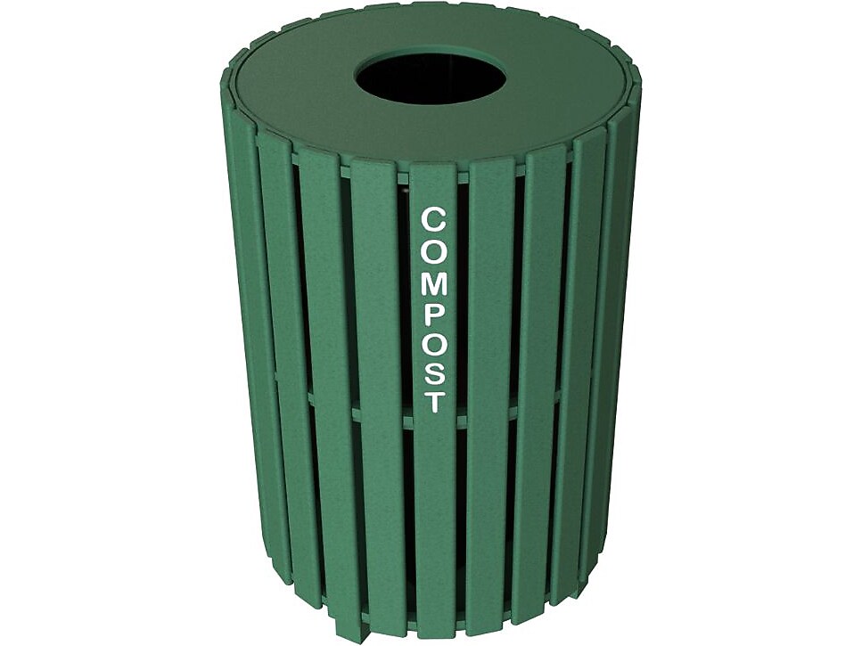 CleanRiver Carousel 35 Gallon Outdoor Compost Bin, Green (RS35-GN-C)