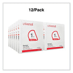 Slant D-Ring View Binder, 3 Rings, 1" Capacity, 11 x 8.5, White, 12/Carton