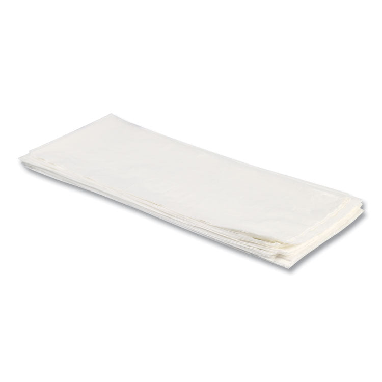 Linear Low-Density Can Liners, 33 gal, 1 mil, 33" x 45", Clear, Flat Pack, 200/Carton