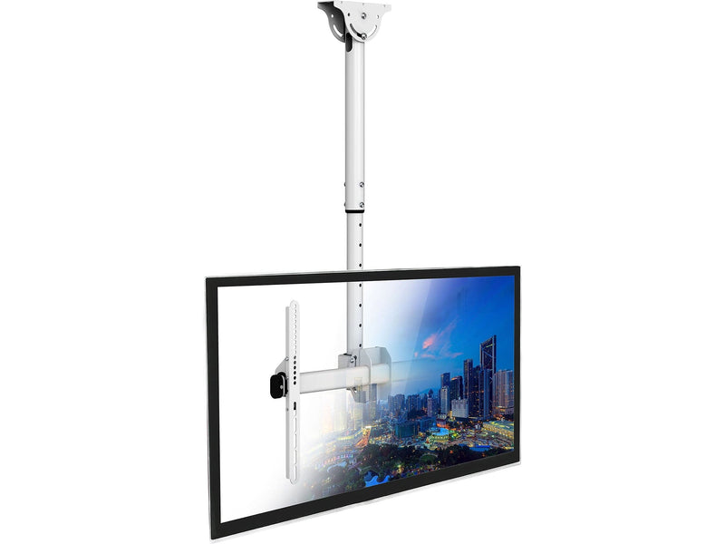 Mount-It! Full-Motion Ceiling TV Mount, 110 lbs. Max. (MI-509B_WHT)