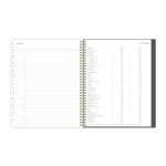 Planning Calendar KV Midnight Garden PP 8.5x11 RY26 Wkly/Mthly Safety Wirebound -