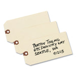 Unstrung Shipping Tags, 11.5 pt Stock, 5.25 x 2.63, Manila, 1,000/Box