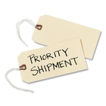 Strung Shipping Tags, 11.5 pt Stock, 4.75 x 2.38, Manila, 1,000/Box
