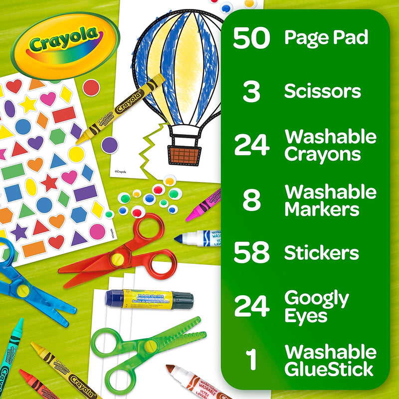 Crayola Scissor Skills Activity Kit, 88/Set (BIN811519)