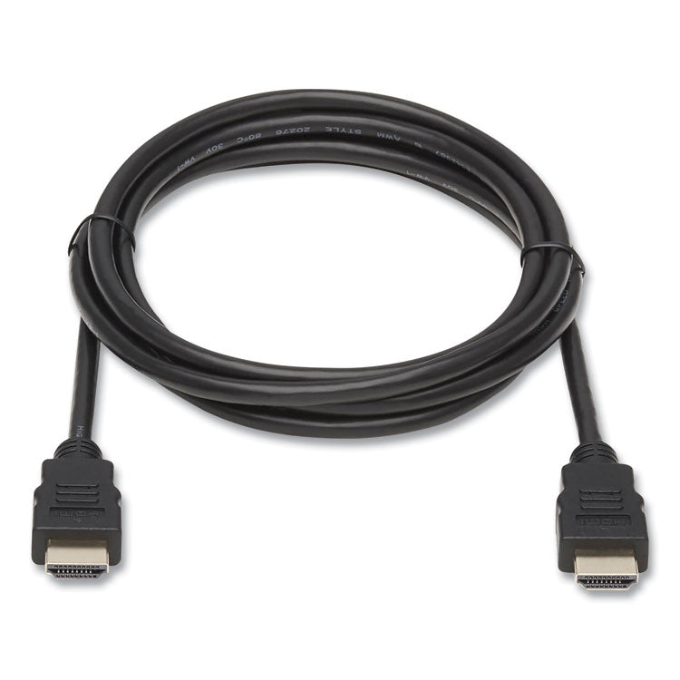 High Speed HDMI Cable, Ultra HD 4K x 2K, Digital Video with Audio (M/M), 10 ft, Black