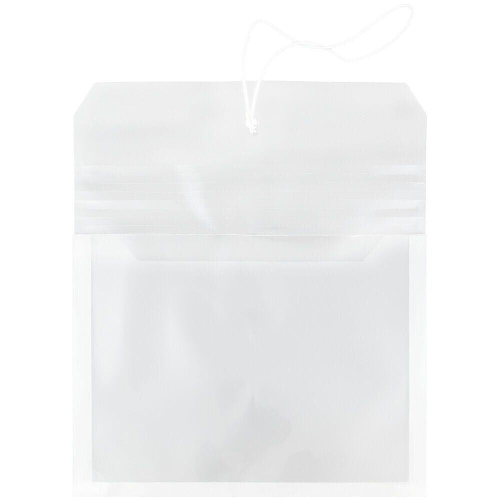 JAM Paper Premium Plastic Document File, Letter, Clear, 3/Pack (218E25CLBX3)