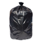 Eco Strong Plus Can Liners, 40 gal, 1.7 mil, 40" x 46", Black, Perforated Roll, 100/Carton