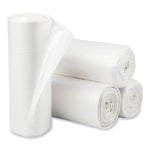 Eco Strong Plus Can Liners, 40 gal, 1.35 mil, 40" x 46", Natural, Perforated Roll, 100/Carton