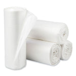 Eco Strong Plus Can Liners, 33 gal, 13 mic, 33" x 39", Natural, Perforated Roll, 250/Carton