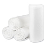 Eco Strong Plus Can Liners, 40 gal, 16 mic, 40" x 46", Natural, Perforated Roll, 250/Carton