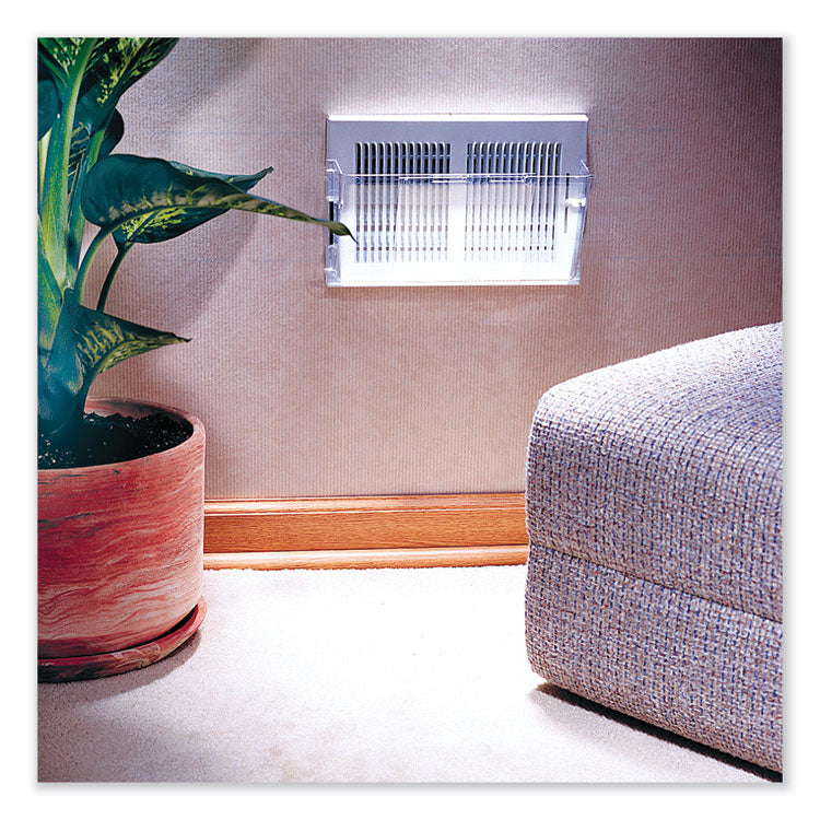 Adjustable Sidewall Register Air Deflector, 10 x 3 x 5.5, Clear