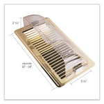 Premium Unbreakable Air Deflector, 3.87 x 9 x 2.75, Clear