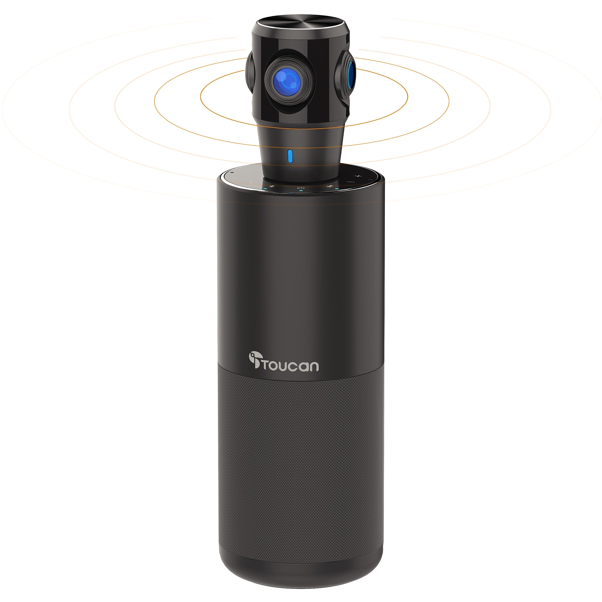 Toucan Video Conference System 360:  360 Degree Panoramic Camera, Conference Speaker, Black (TCSS360KU)