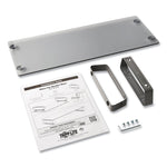 Universal Glass-Top Monitor Riser, 22" X 8" X 3", Clear, Supports 3.9 Lbs