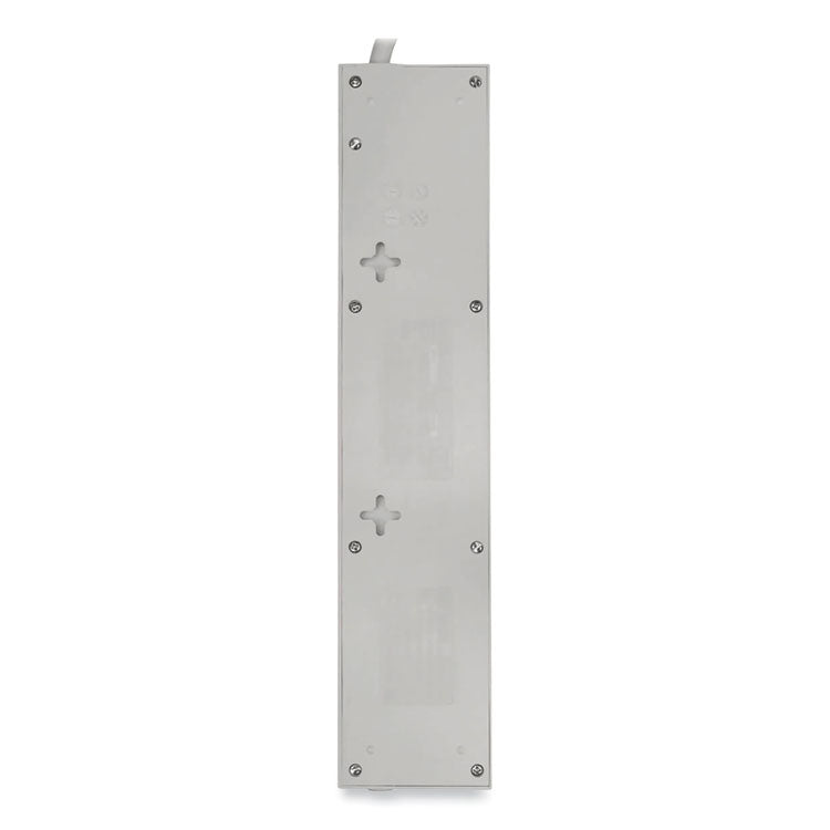 Protect It! Home Computer Surge Protector, 8 AC Outlets, 8 ft Cord, 1,080 J, White