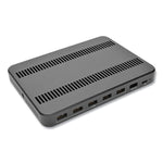 USB Charging Station with Quick Charge 3.0, 7 Devices, 4.9 x 2.6 x 6.6, Black