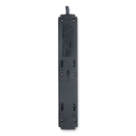 Protect It! Surge Protector, 6 AC Outlets, 6 ft Cord, 790 J, Black