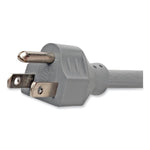 Surge Protector, 6 AC Outlets/2 USB-A and 1 USB-C Ports, 8 ft Cord, 1,080 J, Gray