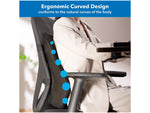 Mount-It! Ergo Collection Memory Foam Full-Back Cushion, Black (MI-1106)