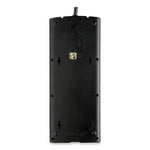 Protect It! Surge Protector, 12 AC Outlets, 8 ft Cord, 2,880 J, Black