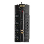 Protect It! Surge Protector, 12 AC Outlets, 8 ft Cord, 2,880 J, Black