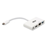 4k Dock With Charging And Ethernet, Usb C/4k Hdmi/usb A/pd Charging, White