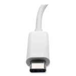 USB 3.1 Gen 1 USB-C to VGA Adapter, 3", White