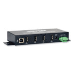 USB 2.0 Mini Hub, 4 Ports, Black